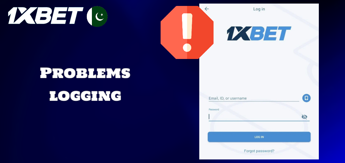 Problems logging in to 1xBet account